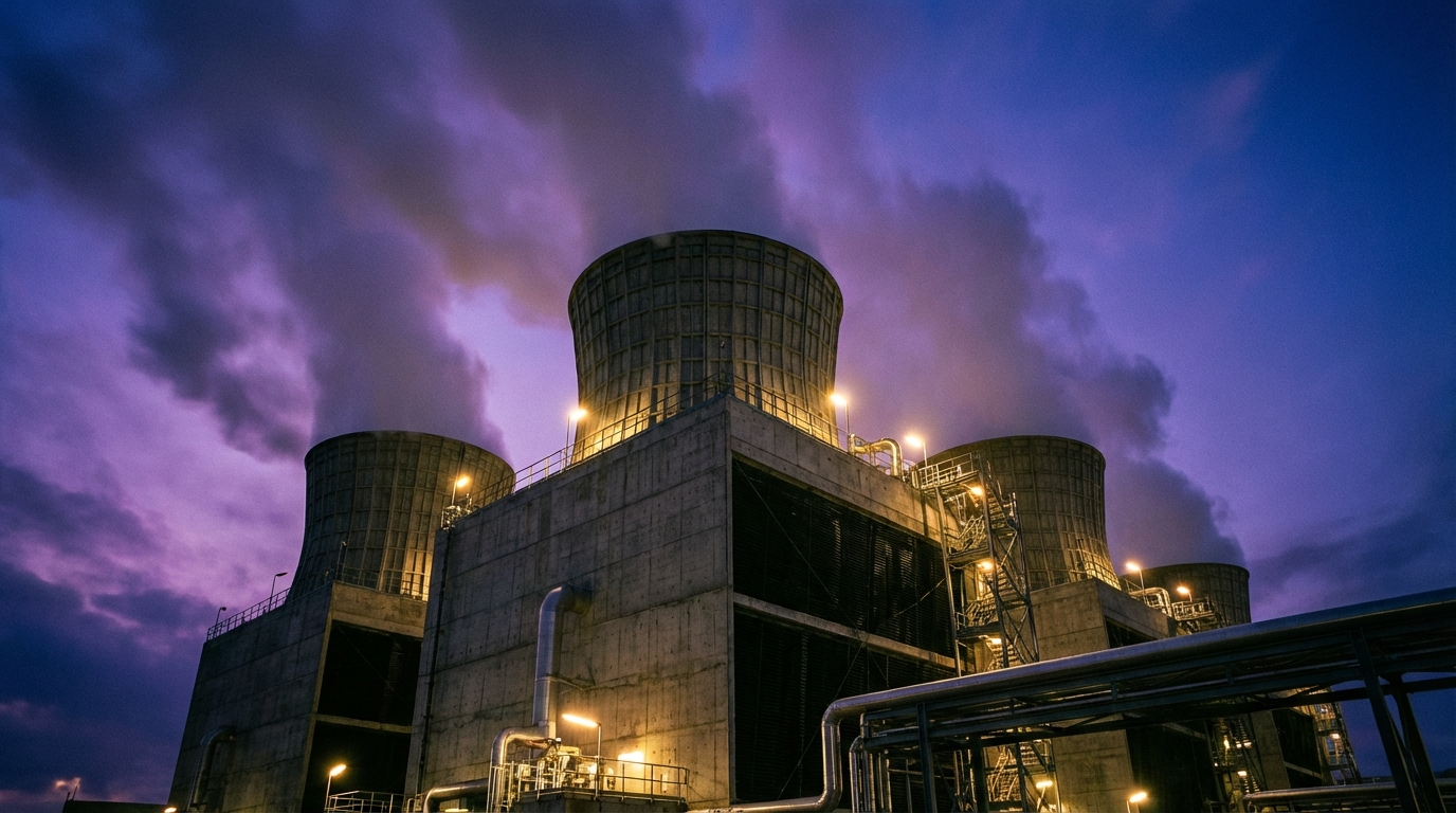 Technical team reviewing system architecture diagrams on monitors
