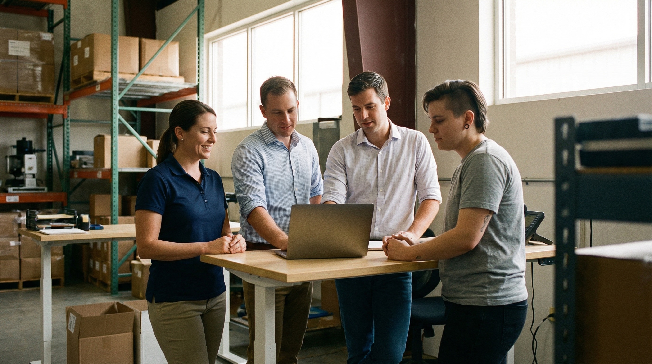 Sales professional using Workd